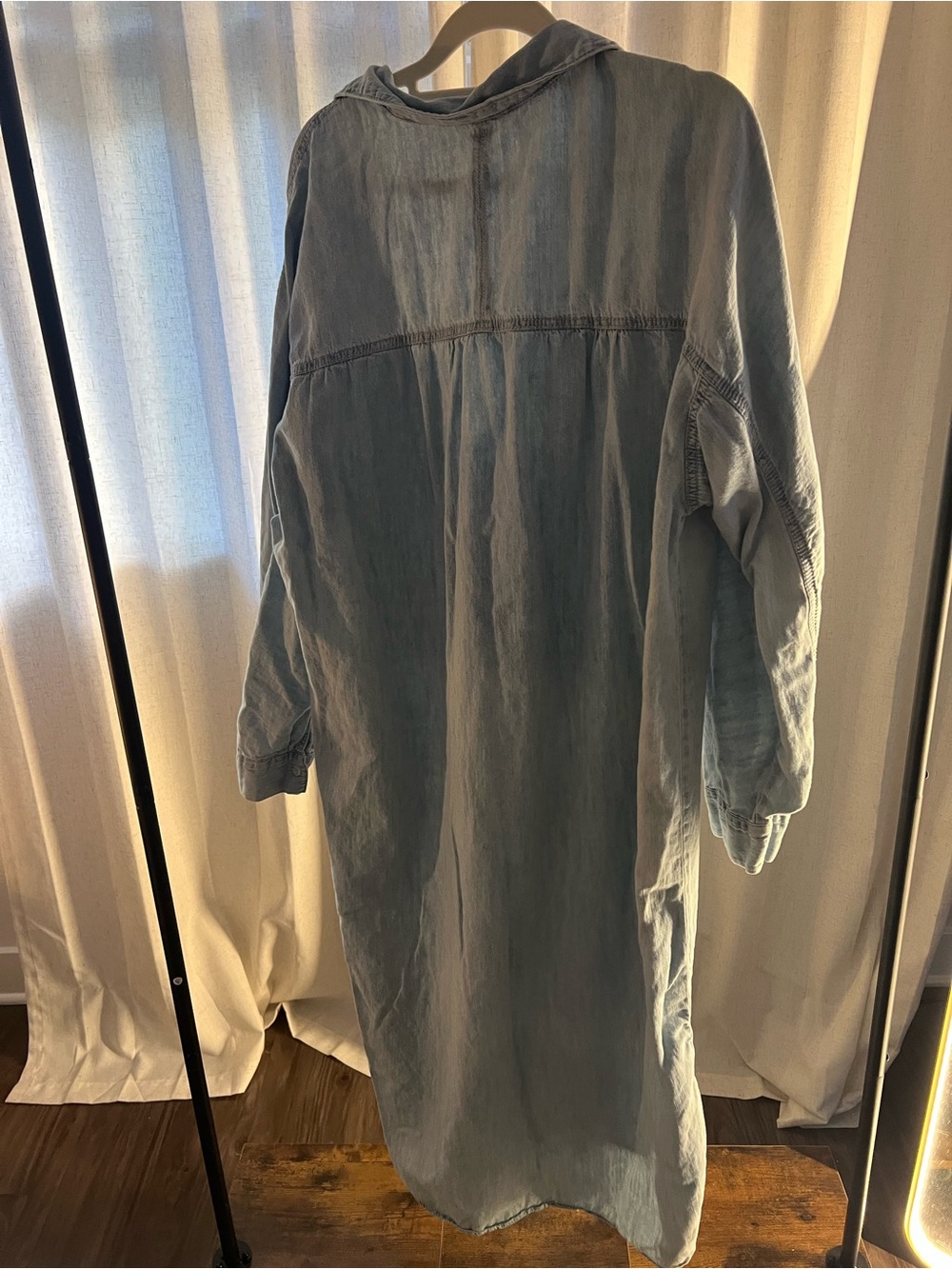 Zara maxi denim dress - Picture 2 of 3